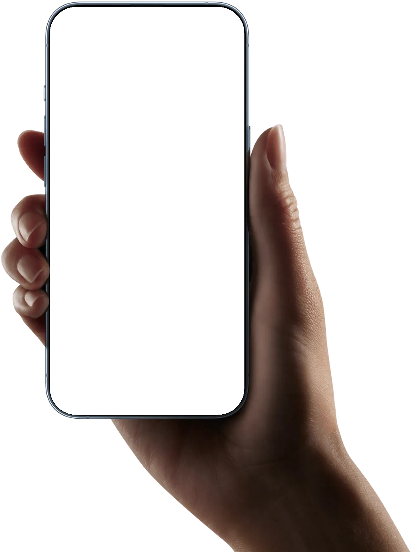 A patient holding their clinic's recovery app